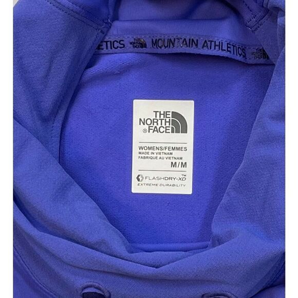 The North Face Dynamix Tech Long Sleeve Top Starry Purple Size Medium FlashDryXD - Picture 2 of 8
